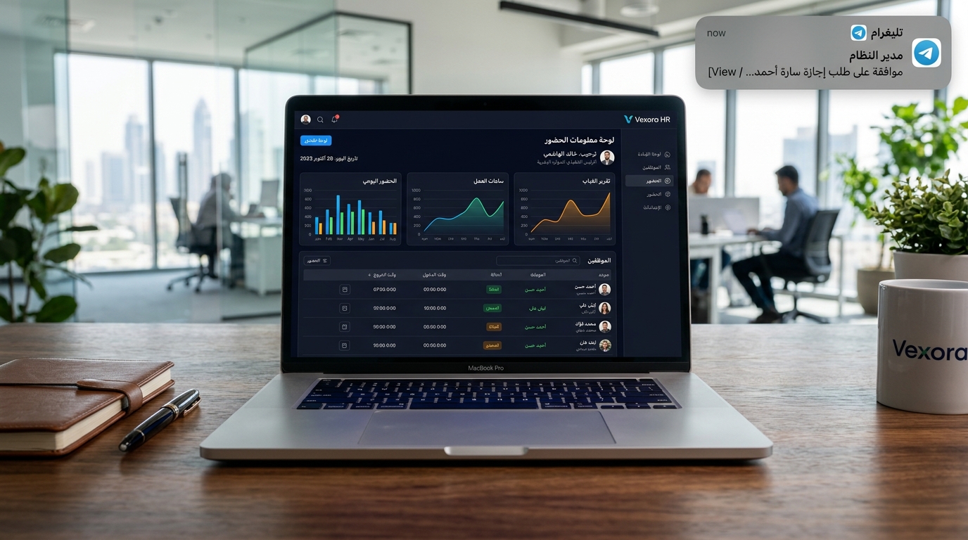 Vexora Laptop HR Dashboard